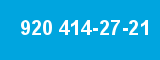 920 414-27-21 920 414-27-21